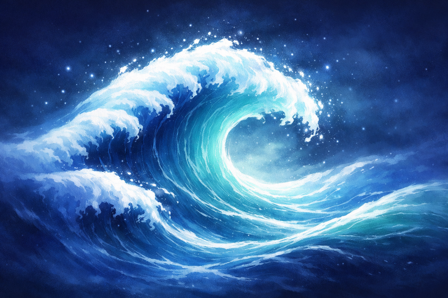 Ocean wave background